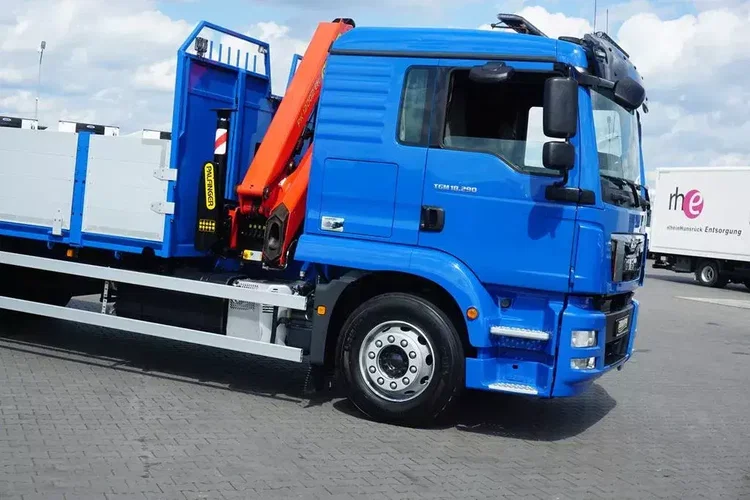 MAN TGM / 18.290 / SKRZYNIOWY + HDS + WINDA / PALFINGER PK 12002 / WYSIĘG 10 M zdjęcie 39