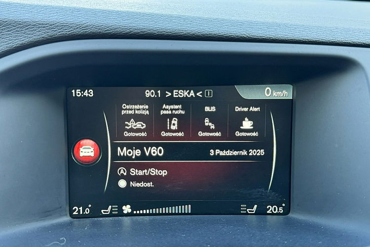 Volvo V60 Summum Aktywny Tempomat Xenon Gwarancja zdjęcie 23