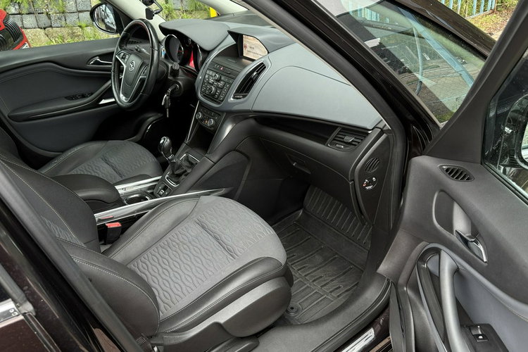 Opel Zafira 1.4 turbo +gaz pół skóry ledy xenon 7.os. Ideał 1. R .gwarancji zamian zdjęcie 12