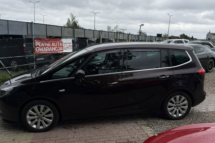Opel Zafira 1.4 turbo +gaz pół skóry ledy xenon 7.os. Ideał 1. R .gwarancji zamian zdjęcie 6