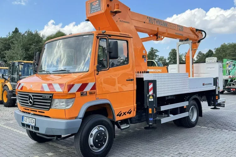 Mercedes Vario 814 D 4x4 Zwyżka RUTHMANN STEIGER T220 Podnośnik Koszowy zdjęcie 10