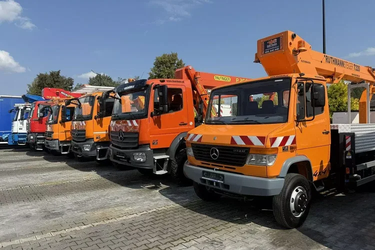 Mercedes Vario 814 D 4x4 Zwyżka RUTHMANN STEIGER T220 Podnośnik Koszowy zdjęcie 3