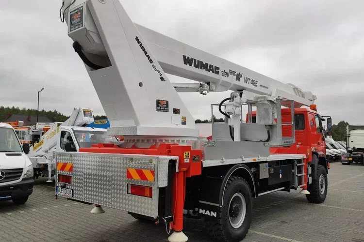 MAN 18.284 4x4 Zwyżka WUMAG WT 425 Podnośnik Koszowy zdjęcie 19