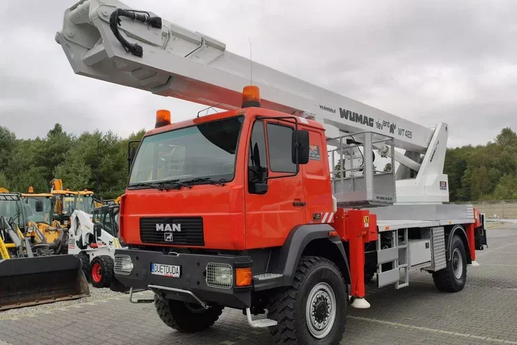 MAN 18.284 4x4 Zwyżka WUMAG WT 425 Podnośnik Koszowy zdjęcie 6
