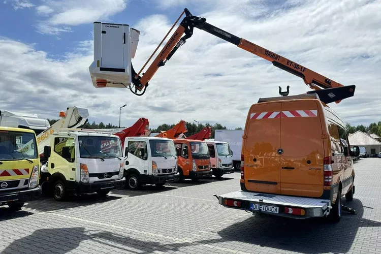 Mercedes Sprinter Zwyżka Podnośnik Koszowy VERSALIFT KLUBB ET-36-LF UDT zdjęcie 23