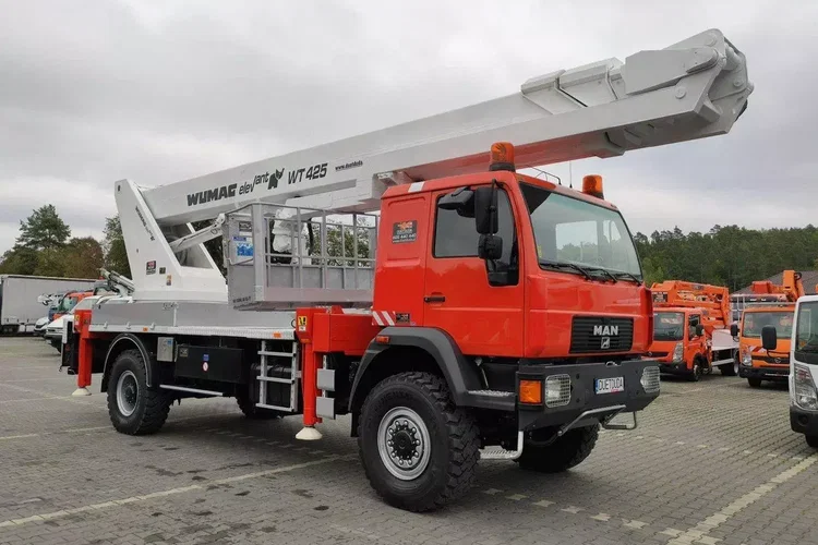 MAN 18.284 4x4 Zwyżka WUMAG WT 425 Podnośnik Koszowy zdjęcie 50