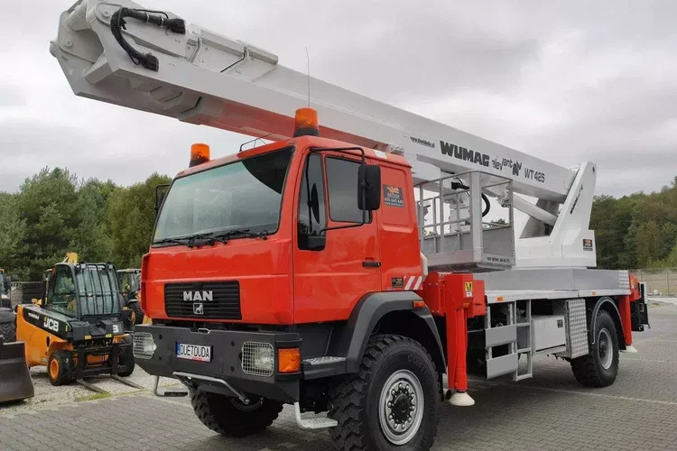 MAN 18.284 4x4 Zwyżka WUMAG WT 425 Podnośnik Koszowy zdjęcie 52
