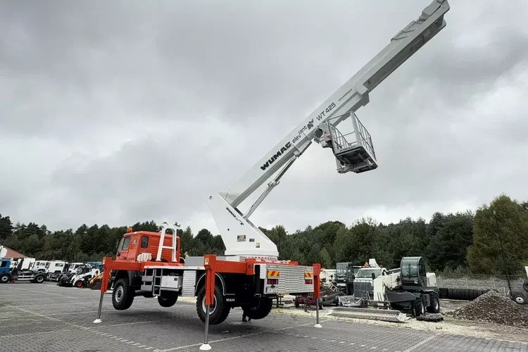 MAN 18.284 4x4 Zwyżka WUMAG WT 425 Podnośnik Koszowy zdjęcie 57