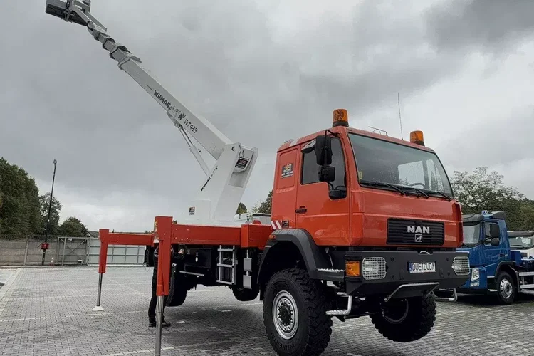 MAN 18.284 4x4 Zwyżka WUMAG WT 425 Podnośnik Koszowy zdjęcie 38
