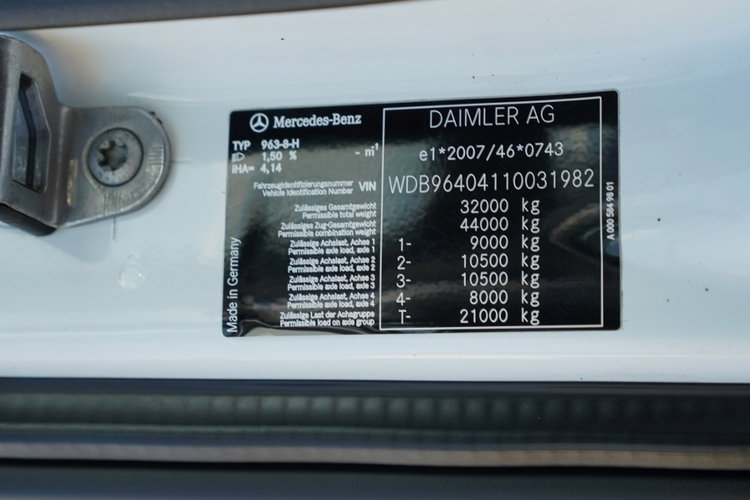 Mercedes AROCS 3248 / 8X4 / TRIDEM / RAMA POD ZABUDOWE 8 M / OŚ SKRETNA I PODNOSZONA / RETARDER  zdjęcie 42