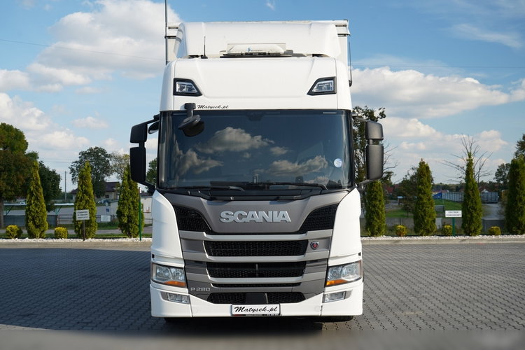 Scania P 280 / SOLÓWKA / FIRANKA - 7.70 M / 4X2 / KLIMATYZACJA POSTOJOWA / WECON zdjęcie 9