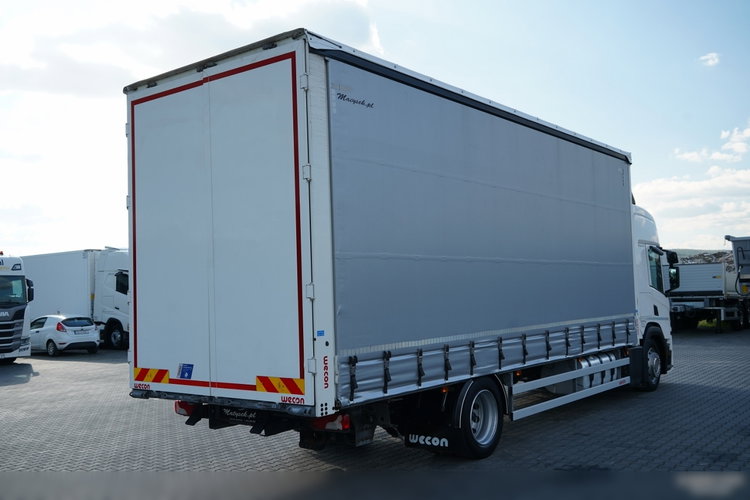 Scania P 280 / SOLÓWKA / FIRANKA - 7.70 M / 4X2 / KLIMATYZACJA POSTOJOWA / WECON zdjęcie 7