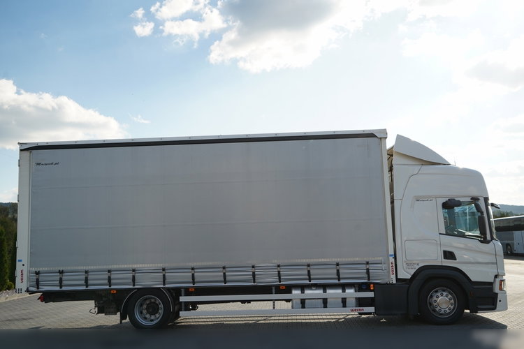Scania P 280 / SOLÓWKA / FIRANKA - 7.70 M / 4X2 / KLIMATYZACJA POSTOJOWA / WECON zdjęcie 8