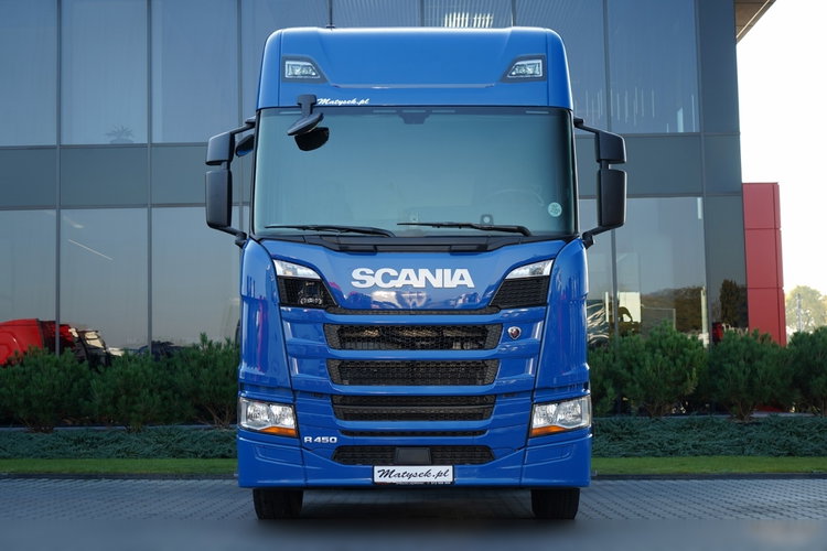 Scania R 450 / RETARDER / HYDRAULIKA / KLIMA POSTOJOWA / ALUFELGI / SPROWADZONA zdjęcie 3