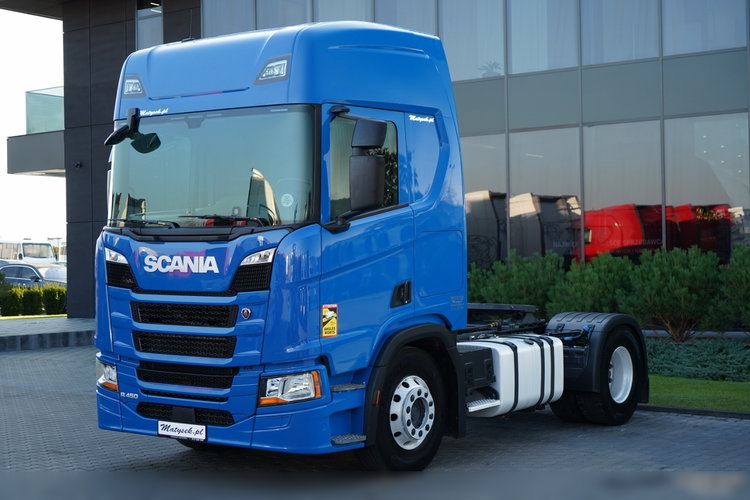 Scania R 450 / RETARDER / HYDRAULIKA / KLIMA POSTOJOWA / ALUFELGI / SPROWADZONA zdjęcie 4