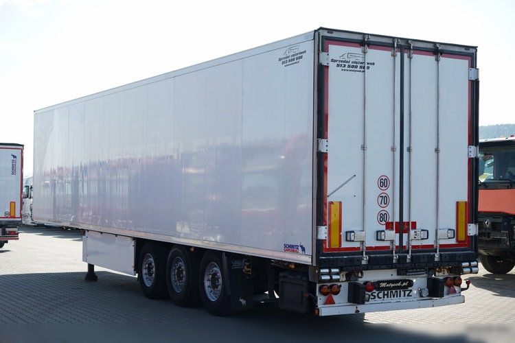 SCHMITZ / CHŁODNIA / THERMO KING SLX 300 / HAKÓWKA / OŚ PODNOSZONA / KOSZ NA PALETY zdjęcie 6