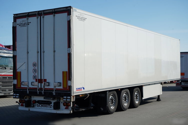 SCHMITZ / CHŁODNIA / THERMO KING SLX 300 / HAKÓWKA / OŚ PODNOSZONA / KOSZ NA PALETY zdjęcie 8