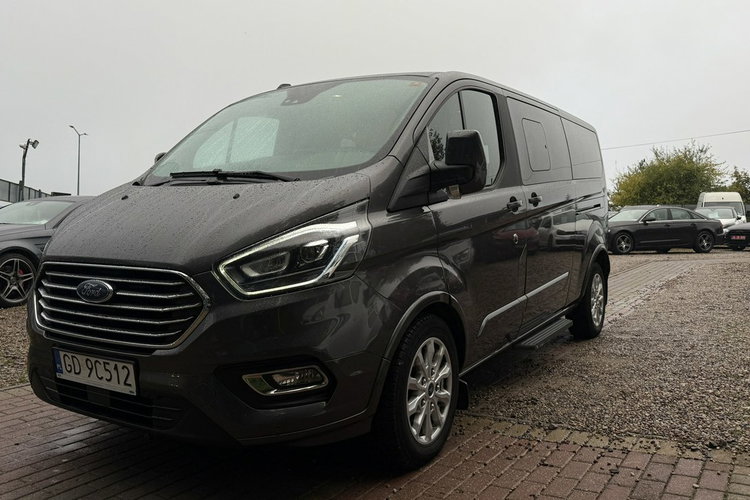 Ford Tourneo Custom 2.0tdci 130 KM automat 9.os. Long Polski salon f-kt VAT 1.wl 1.r. Gwar zdjęcie 4