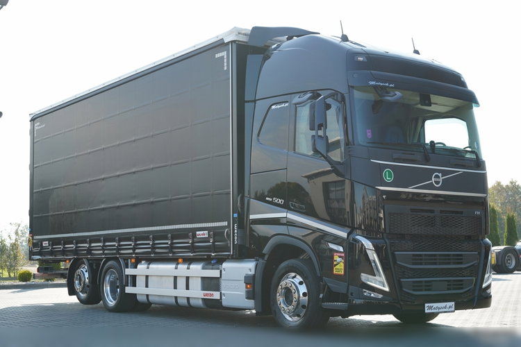 Volvo FH 500 / 6x2 / FIRANKA - 7.7 m / 2024 / KLIMA POSTOJOWA / ZAWIESIE DOKI DO WÓZKA / OŚ PODNOSZONA / ALUFELGI / zdjęcie 9