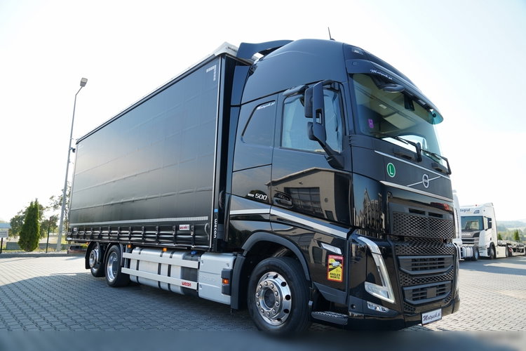Volvo FH 500 / 6x2 / FIRANKA - 7.7 m / 2024 / KLIMA POSTOJOWA / ZAWIESIE DOKI DO WÓZKA / OŚ PODNOSZONA / ALUFELGI / zdjęcie 8