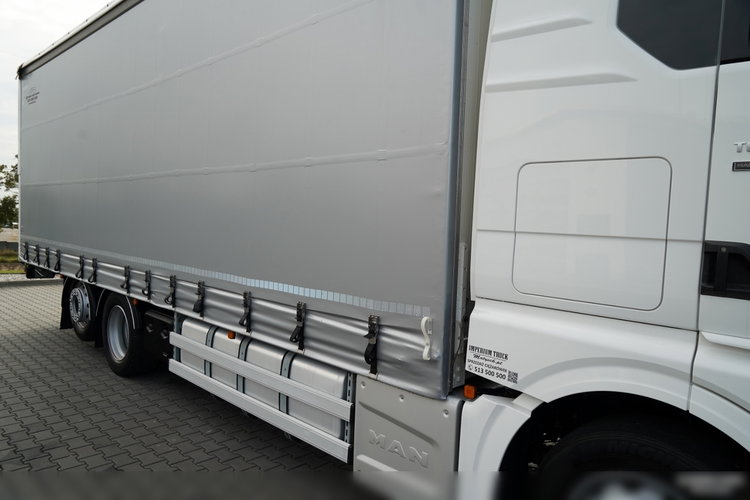MAN TGX 26.470 / 6x2 / FIRANKA / SOLÓWKA / 6x2 / 120 m3 / OŚ PODNOSZONA / I-PARK COOL / PODŁOGA SZYNA DESKA / zdjęcie 16