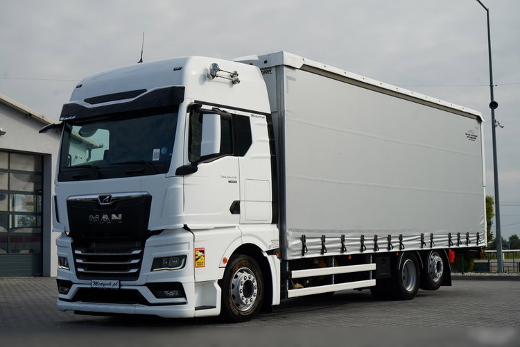 MAN TGX 26.470 / 6x2 / FIRANKA / SOLÓWKA / 6x2 / 120 m3 / OŚ PODNOSZONA / I-PARK COOL / PODŁOGA SZYNA DESKA / zdjęcie 1