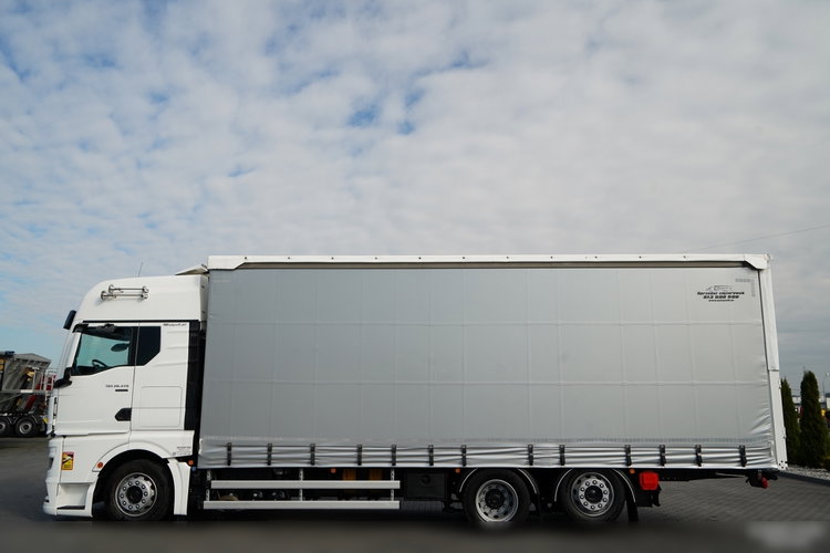 MAN TGX 26.470 / 6x2 / FIRANKA / SOLÓWKA / 6x2 / 120 m3 / OŚ PODNOSZONA / I-PARK COOL / PODŁOGA SZYNA DESKA / zdjęcie 3