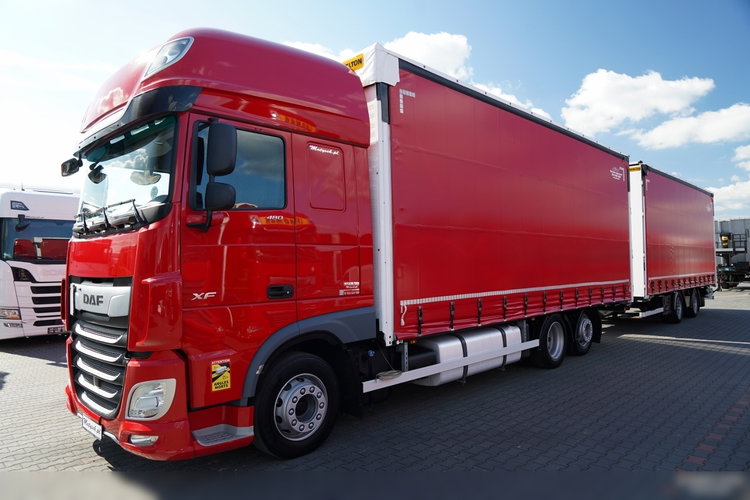 DAF XF 480 / ZESTAW TANDEM / SSC / PRZEJAZDOWY / 6X2 / OŚ PODNOSZONA / PRZYCZEPA WIELTON / SAF / zdjęcie 4