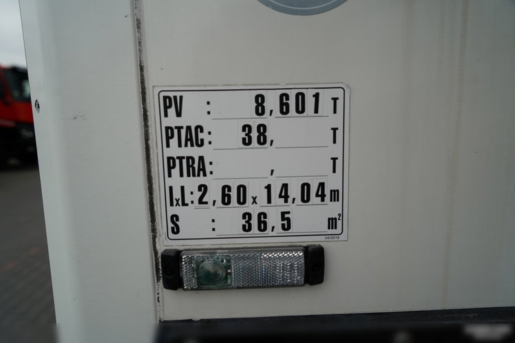Krone CHŁODNIA / THERMO KING SLXi 300 / 2020 ROK / OŚ PODNOSZONA / OSIE /  zdjęcie 26
