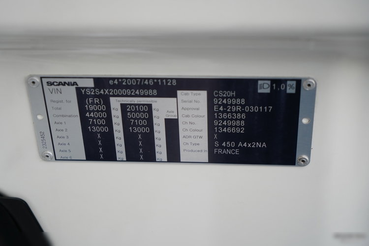 Scania S 450 / HYDRAULIKA / RETARDER / KLIMA POSTOJOWA / ALUFELGI zdjęcie 42