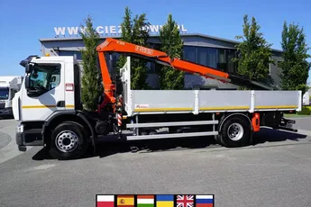 Renault C280 DTI 8 / HDS Fassi 5.6 t / Zasięg 8 m / Platforma 15 EPAL