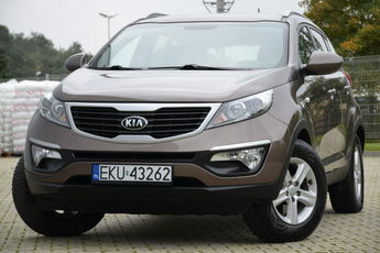 Kia Sportage Czarna Zarejestrowana 1.6GDI 135KM Serwis Navi Skóra Parktronik Alu