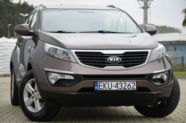 Kia Sportage Czarna Zarejestrowana 1.6GDI 135KM Serwis Navi Skóra Parktronik Alu zdjęcie 12