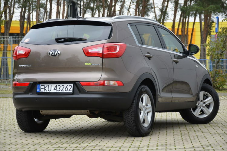 Kia Sportage Czarna Zarejestrowana 1.6GDI 135KM Serwis Navi Skóra Parktronik Alu zdjęcie 17