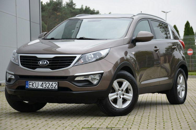 Kia Sportage Czarna Zarejestrowana 1.6GDI 135KM Serwis Navi Skóra Parktronik Alu zdjęcie 2