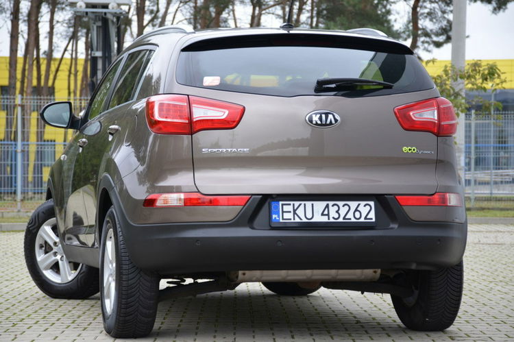 Kia Sportage Czarna Zarejestrowana 1.6GDI 135KM Serwis Navi Skóra Parktronik Alu zdjęcie 6