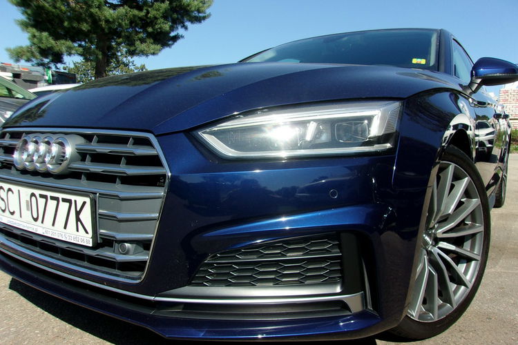 Audi A5 Klimatronic 3-stref, Quattro, DSG, Sportback, Podgrz. fotele zdjęcie 2