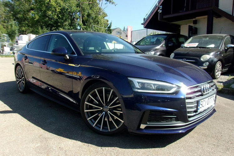 Audi A5 Klimatronic 3-stref, Quattro, DSG, Sportback, Podgrz. fotele zdjęcie 4