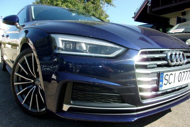 Audi A5 Klimatronic 3-stref, Quattro, DSG, Sportback, Podgrz. fotele zdjęcie 5