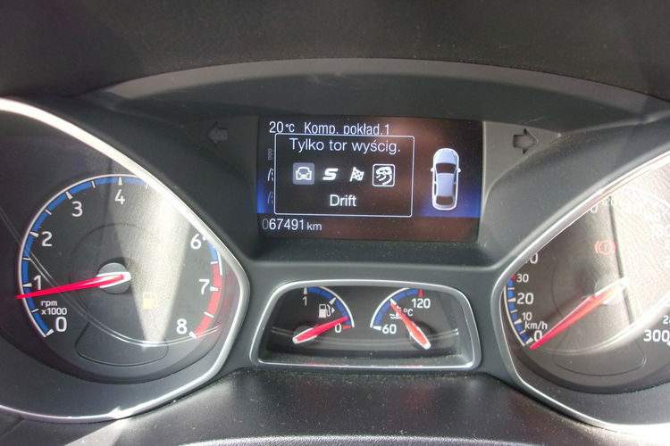 Ford Focus RS, Klimatronic, Recaro, Podgrz. fotele + kierownica, Salon PL zdjęcie 17