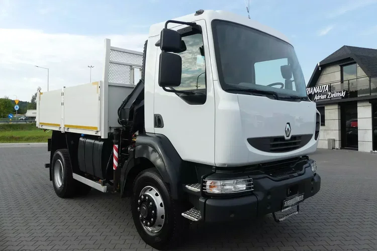 Renault MIDLUM 180 4x4 / WYWROTKA + HDS HIAB SKŁADANY W Z / zdjęcie 12