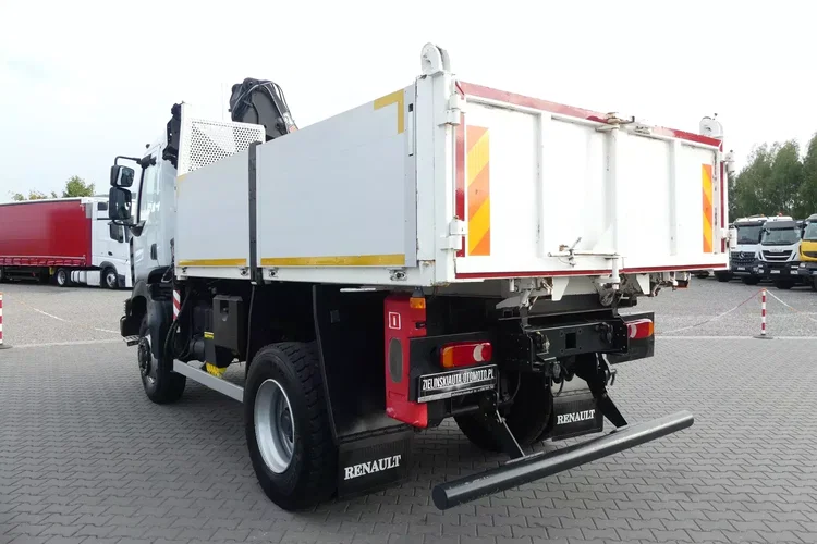 Renault MIDLUM 180 4x4 / WYWROTKA + HDS HIAB SKŁADANY W Z / zdjęcie 8