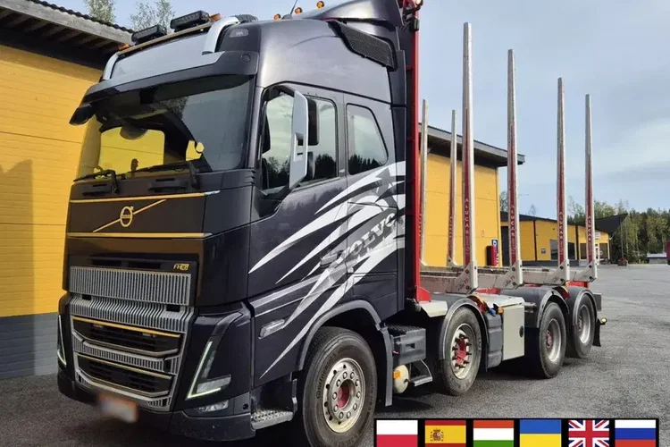 Volvo FH 750 8x4 / 2 osie podnoszone / Do przewozu drewna zdjęcie 1