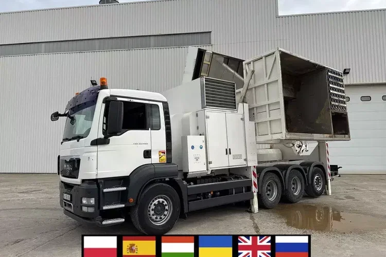 MAN TGS 35.480 8x4 / Koparka próżniowa MTS 4A14T 36.000V / 10 m3 zdjęcie 1