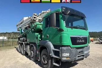 MAN TGS 35.480 / Pompogruszka / 8x4 / Putzmeister M24-3 / 1600 MTH