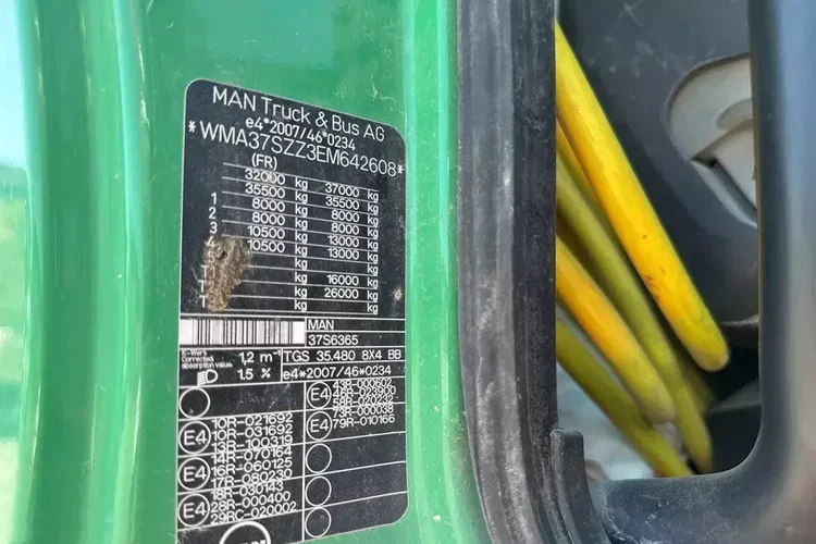 MAN TGS 35.480 / Pompogruszka / 8x4 / Putzmeister M24-3 / 1600 MTH zdjęcie 24