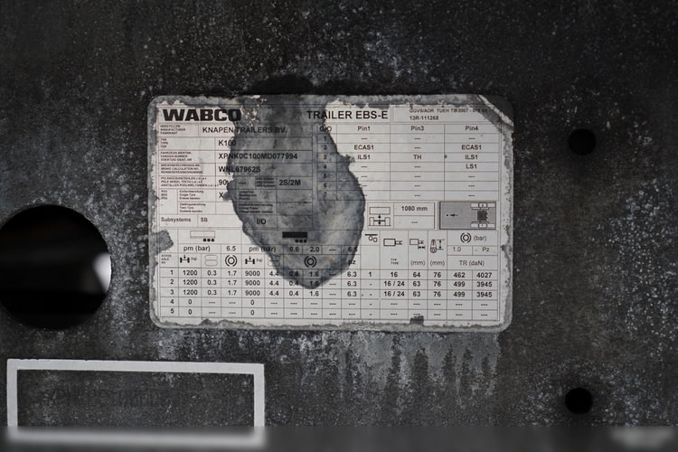 KNAPEN / RUCHOMA PODŁOGA / WALKING FLOOR 90 m3 / 2021 ROK / OŚ PODNOSZONA / OSIE SAF / ALUFELGI / zdjęcie 25