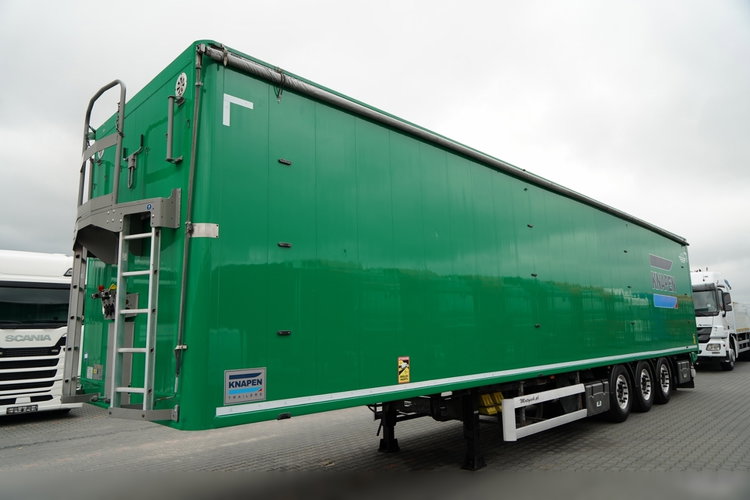 KNAPEN / RUCHOMA PODŁOGA / WALKING FLOOR 90 m3 / 2021 ROK / OŚ PODNOSZONA / OSIE SAF / ALUFELGI / zdjęcie 4