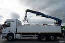 Mercedes BENZ / ACTROS 2548 / 6x2 /  ZESTAW BURTOWY - 6, 5 M / OŚ PODNOSZONA / +HDS FASSI /  wysów : 10.85 M / SIODEŁKO / ROTATOR / WIDŁY DO PALET / PRZYCZEPA 6, 5 M / SAF /  zdjęcie 13