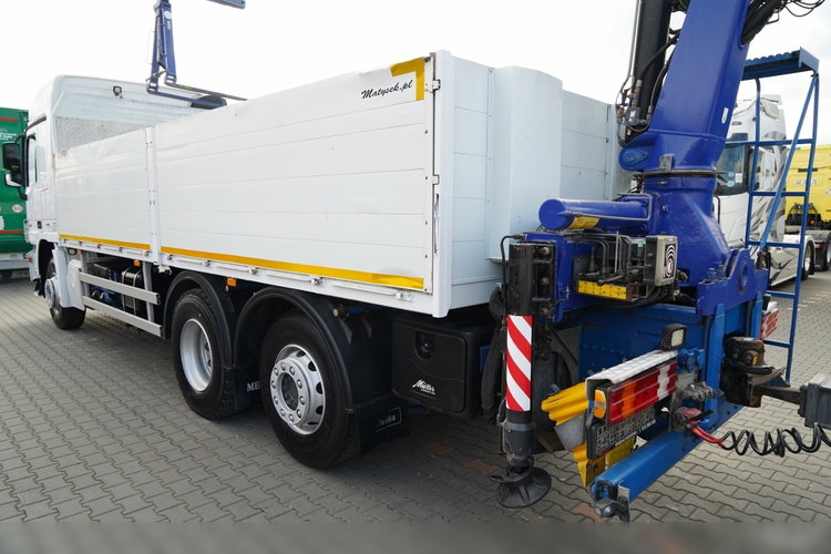 Mercedes BENZ / ACTROS 2548 / 6x2 /  ZESTAW BURTOWY - 6, 5 M / OŚ PODNOSZONA / +HDS FASSI /  wysów : 10.85 M / SIODEŁKO / ROTATOR / WIDŁY DO PALET / PRZYCZEPA 6, 5 M / SAF /  zdjęcie 14